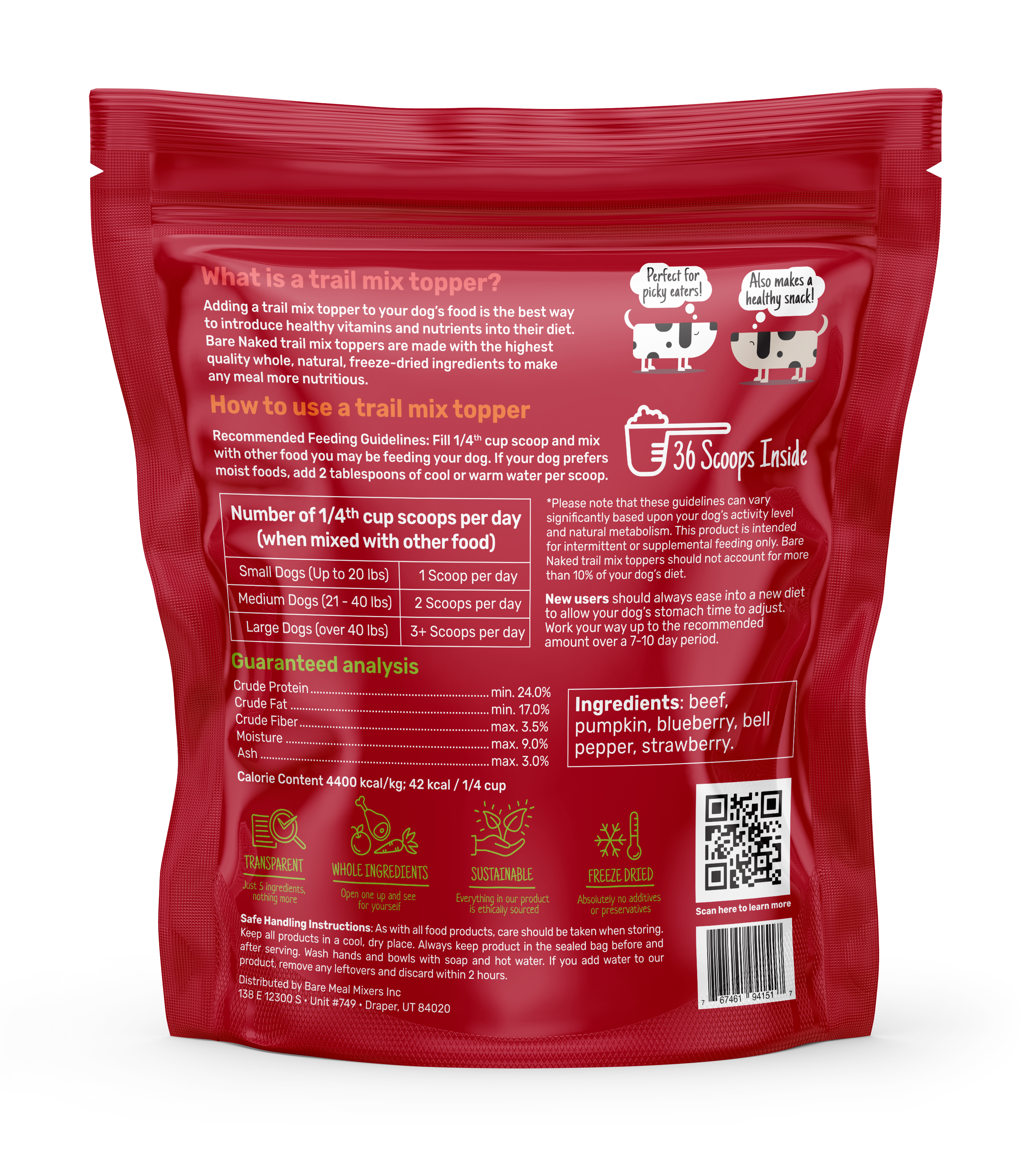Beef Mix - 12oz Bare Naked Pet Co.