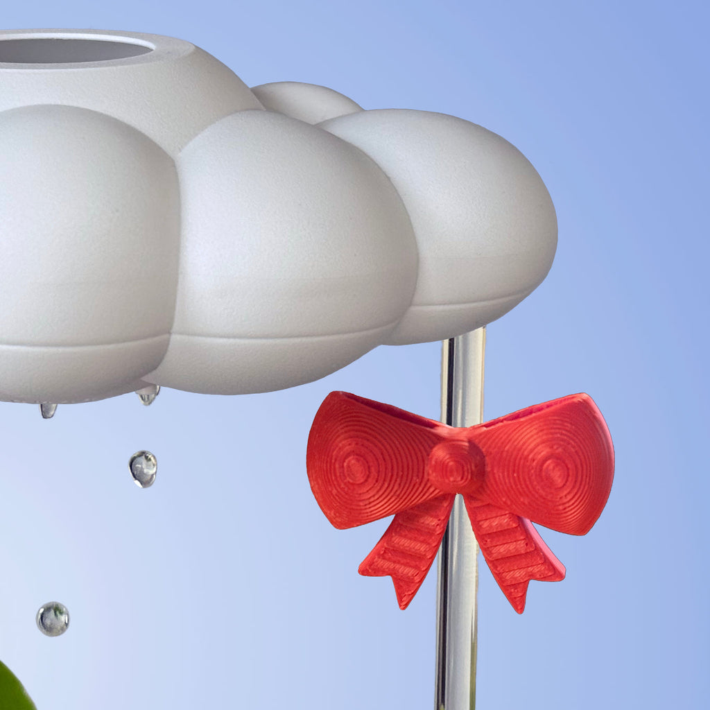 Original Dripping Rain Cloud with Bow Charm The Cloud Makers
