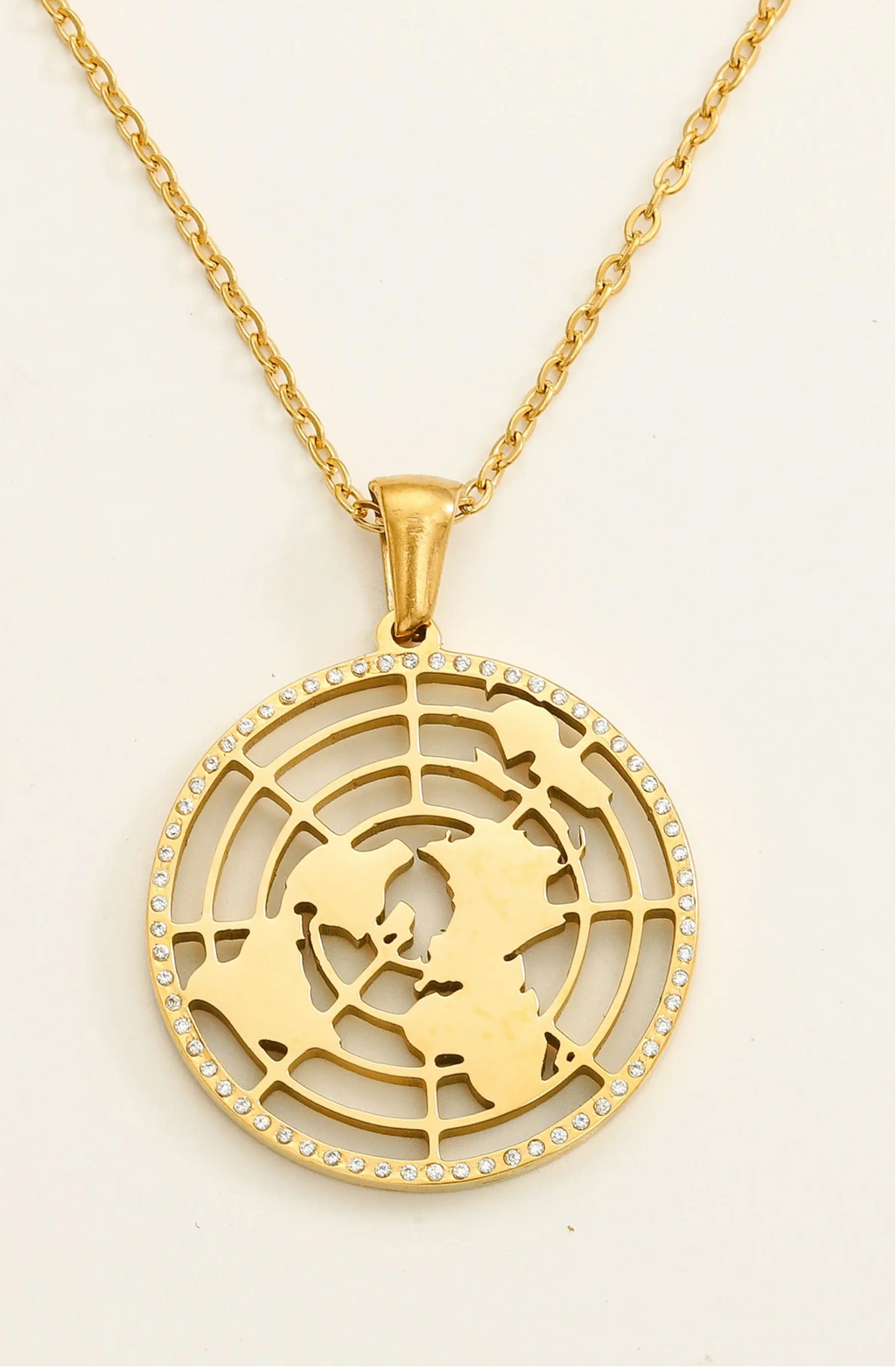Biblical Flat Earth Pendant Necklace Pretty Little Patriot