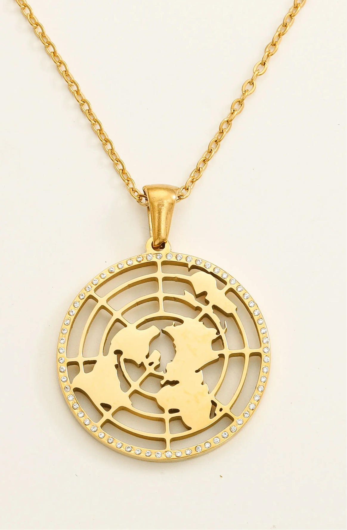 Biblical Flat Earth Pendant Necklace Pretty Little Patriot