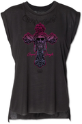 Gospel Gangsta Ladies Graphic Tee -clearance Pretty Little Patriot
