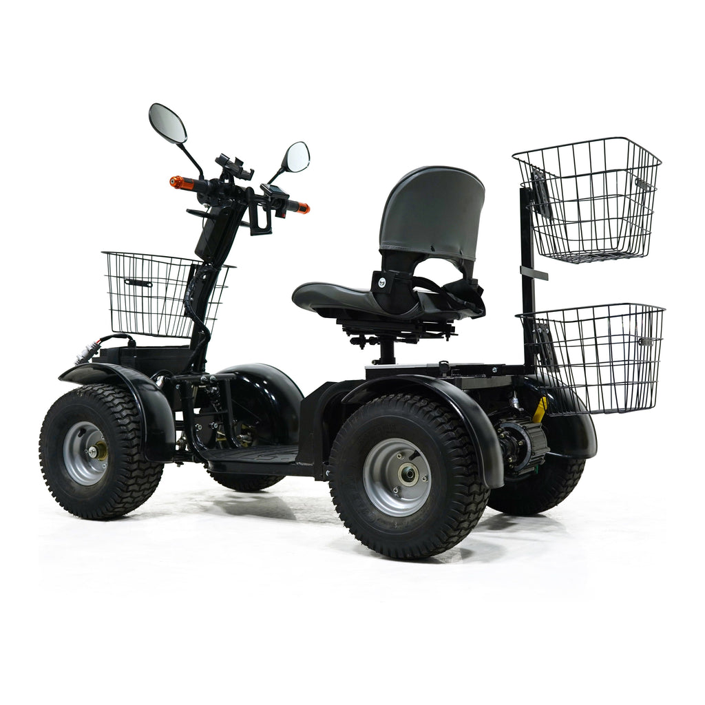 Green Transporter Cheeta Ninja All-Terrain Mobility Scooter 48V/20Ah 1100W 4-Wheel LifeMed USA