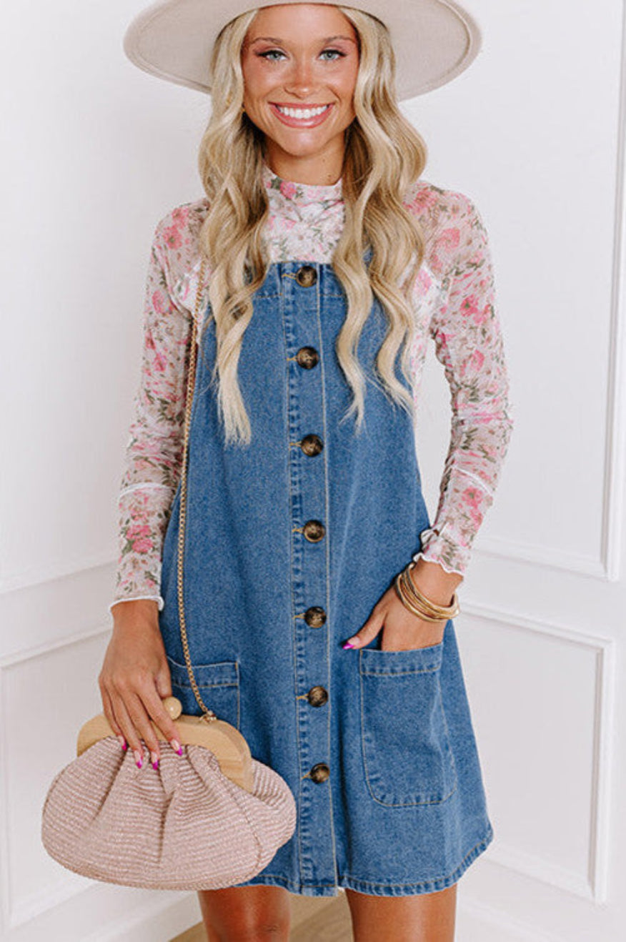 Denim Jumper Dress Pretty Little Patriot