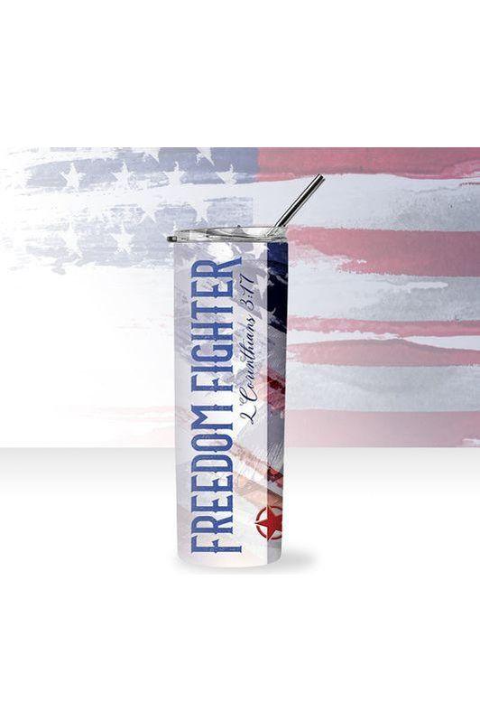 Freedom Fighter Drink Tumbler Pretty Little Patriot