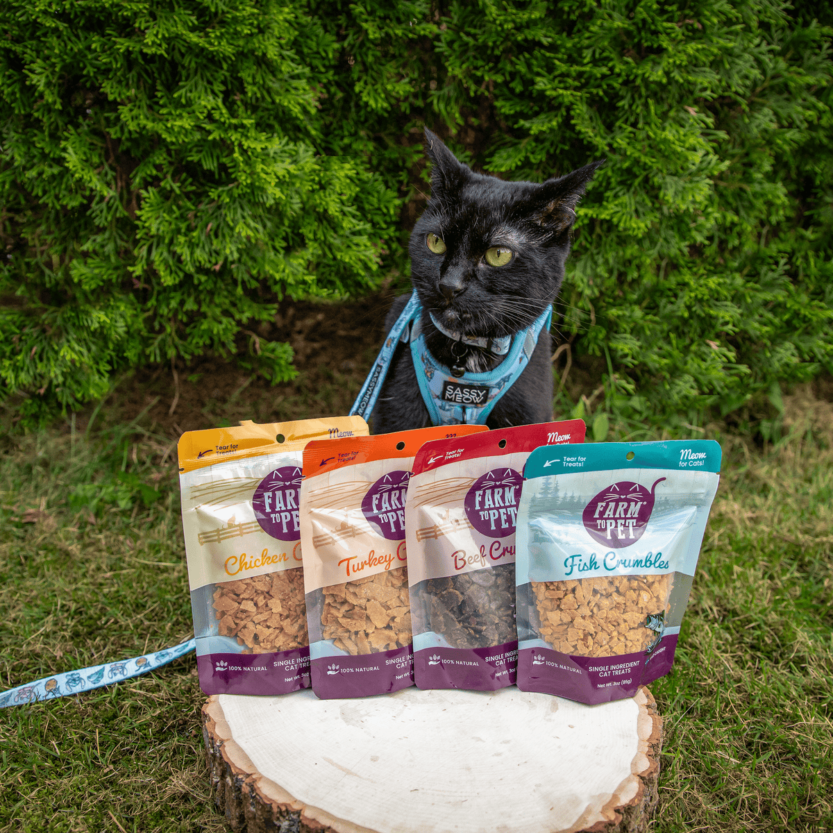 Fish Crumbles for Cats | All-Natural Fish Cat Treats Farm To Pet