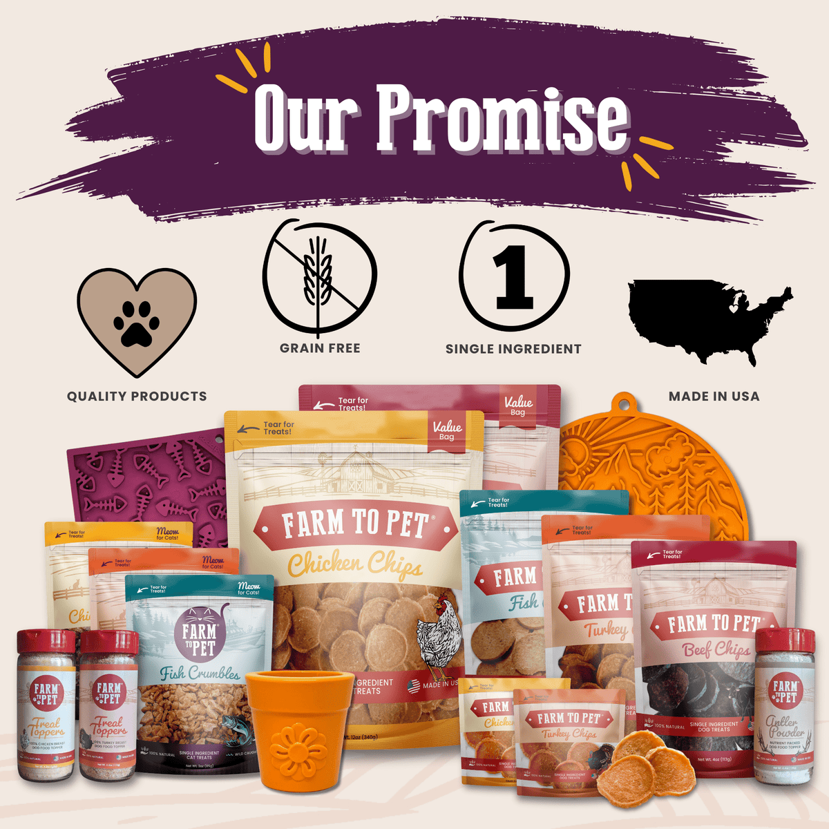 Beef Crumbles Cat Treats | High Protein Treats for Cats Farm To Pet