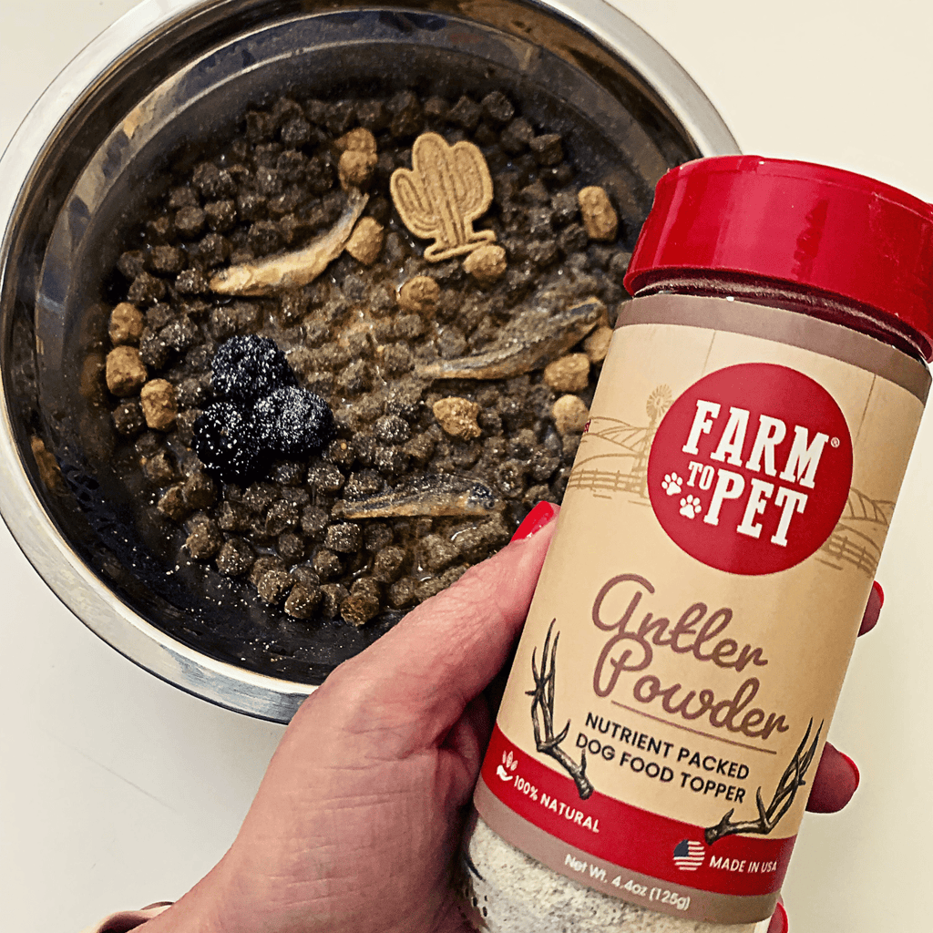 Treat Topper Antler Powder Dog Food Topper | Nutritional Supplement for Dogs and Cats Farm To Pet