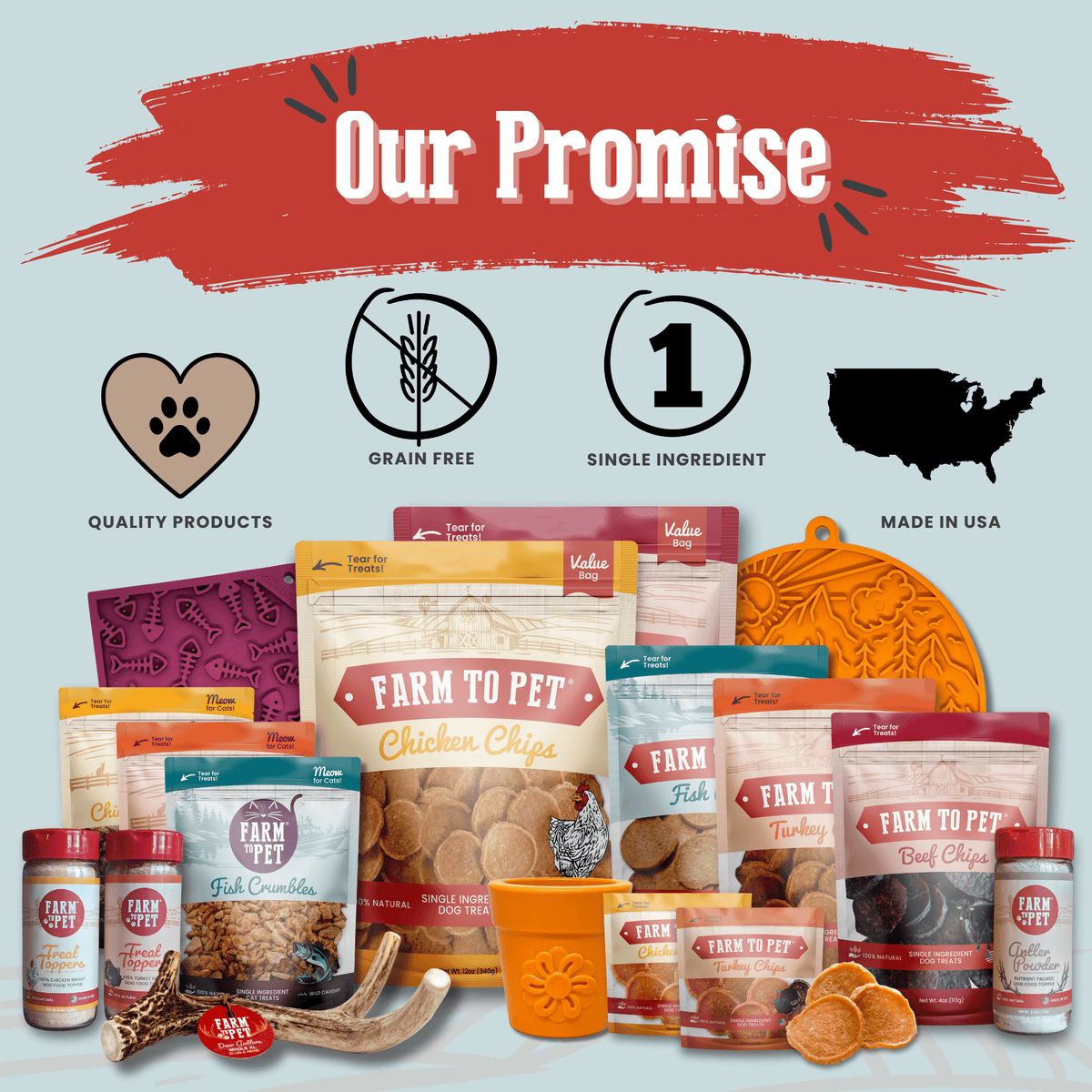 Fish Chips for Dogs | Wild-Caught Fish Dog Treats Farm To Pet