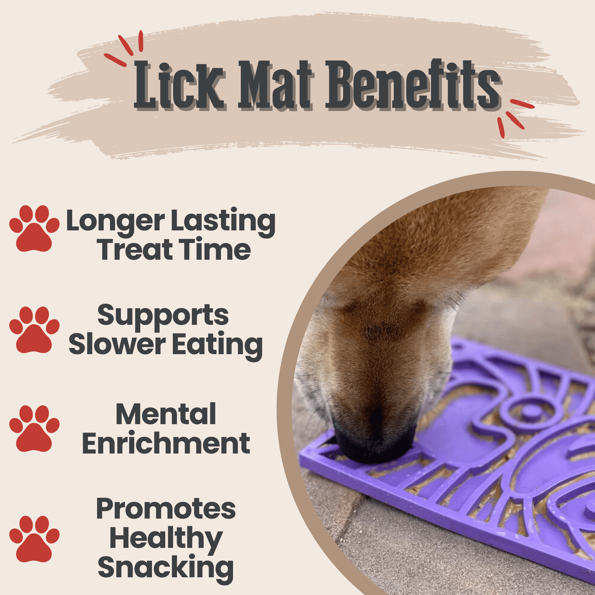 Lick Mats for Cats and Small Dogs Farm To Pet