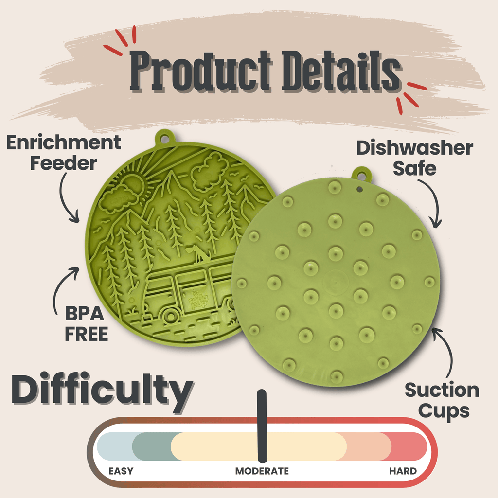 Dog Lick Mats with Suction Cups Farm To Pet