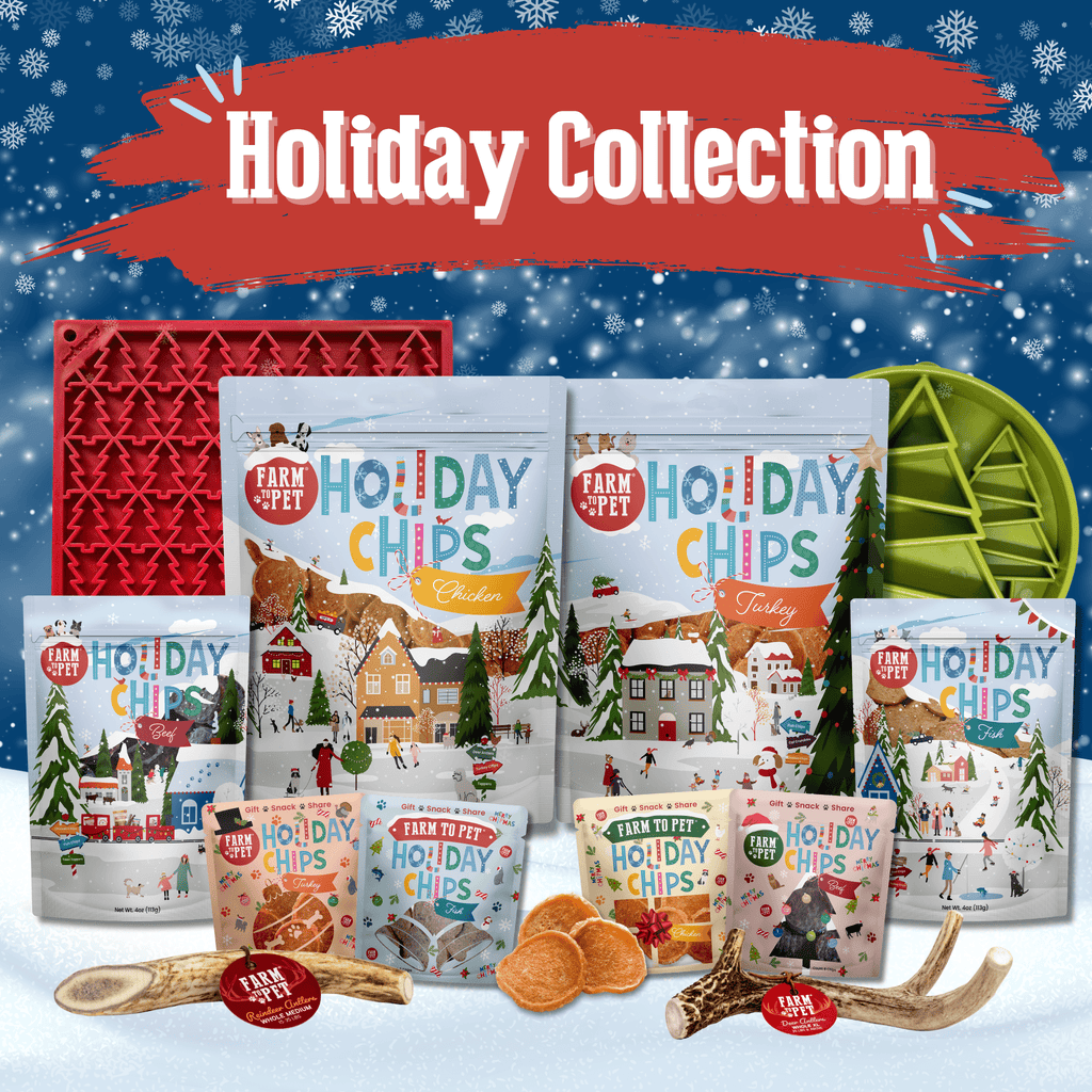 Holiday Chips Dog Treats - Chicken & Turkey 12oz Farm To Pet