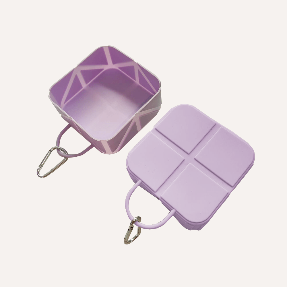 Compact Foldable Pet Food & Water Bowl – Ideal for Travel Tilley + Me