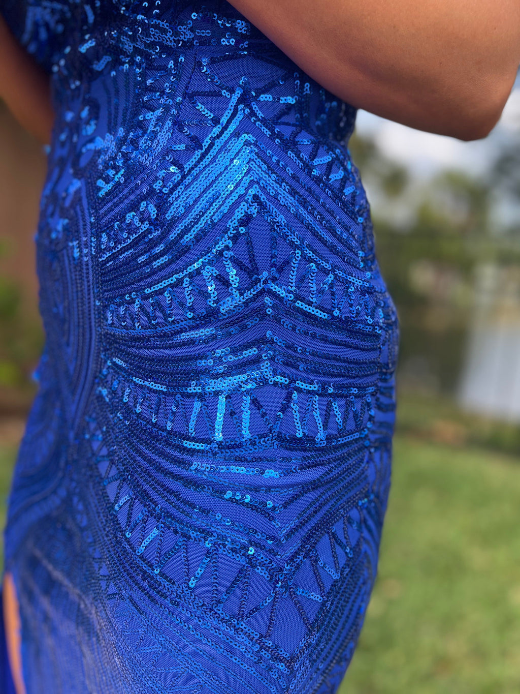 Royal Blue gala gown -clearance Pretty Little Patriot