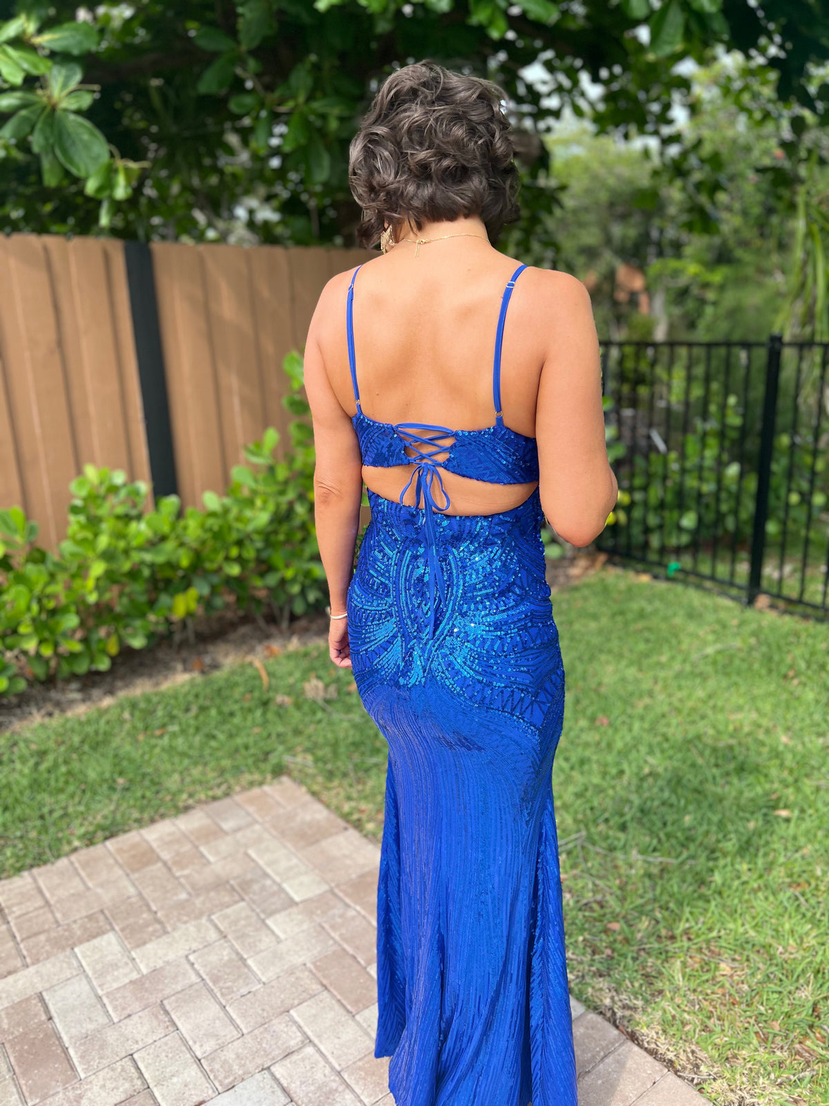 Royal Blue gala gown -clearance Pretty Little Patriot