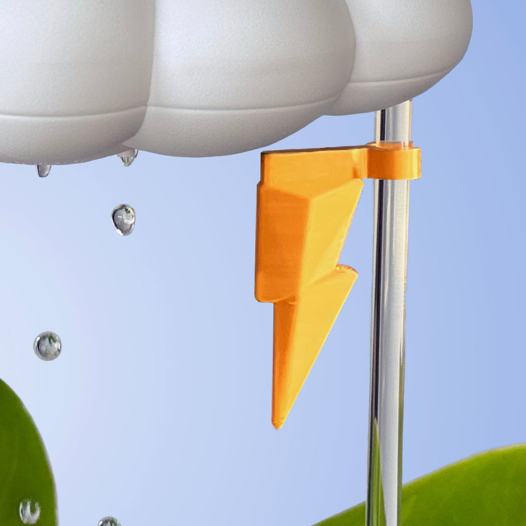 Original Dripping Rain Cloud with Lightning Bolt Charm The Cloud Makers