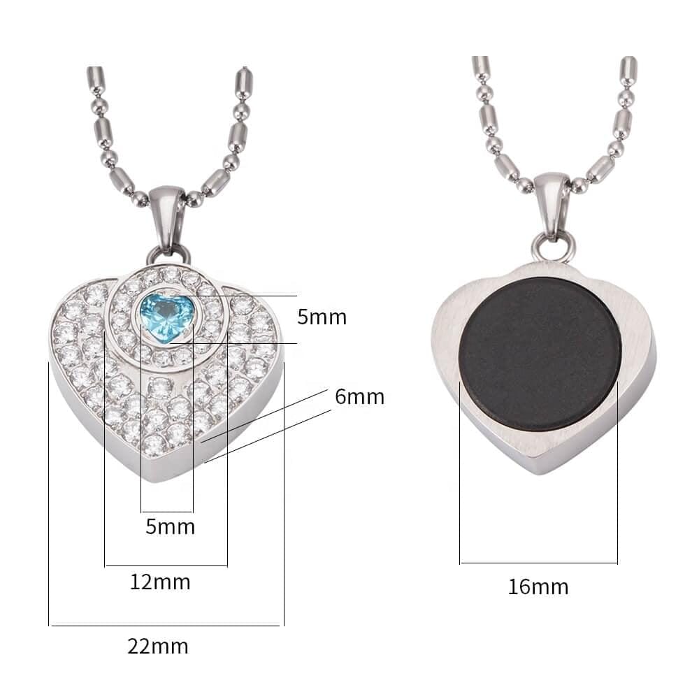 Special Edition: Heart Shaped Energy Defense Pendant 22MM Your Emf Shield