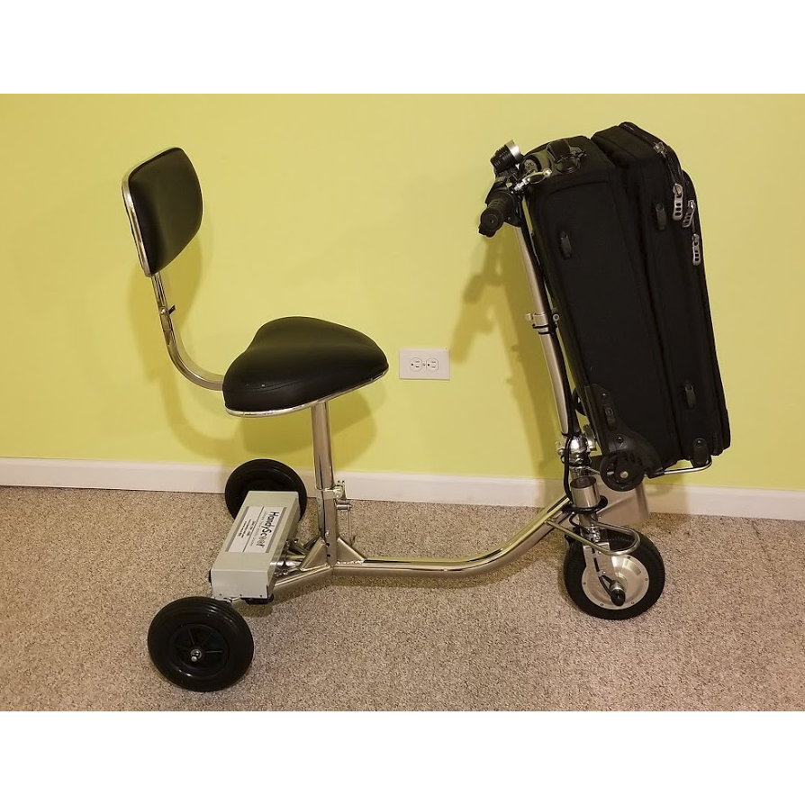 HandyScoot Folding 3 Wheel Travel Mobility Scooter LifeMed USA