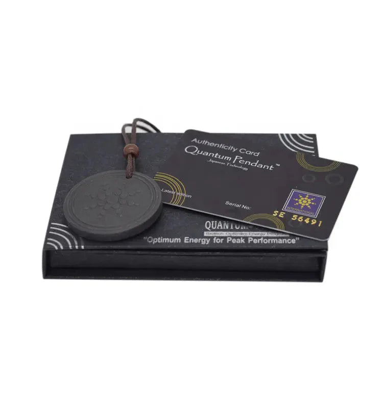 Lava Stone Quantum Defense Pendant 42 MM Your Emf Shield
