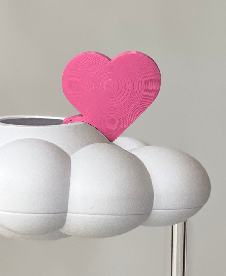 Original Dripping Rain Cloud with Pink Heart Charm The Cloud Makers