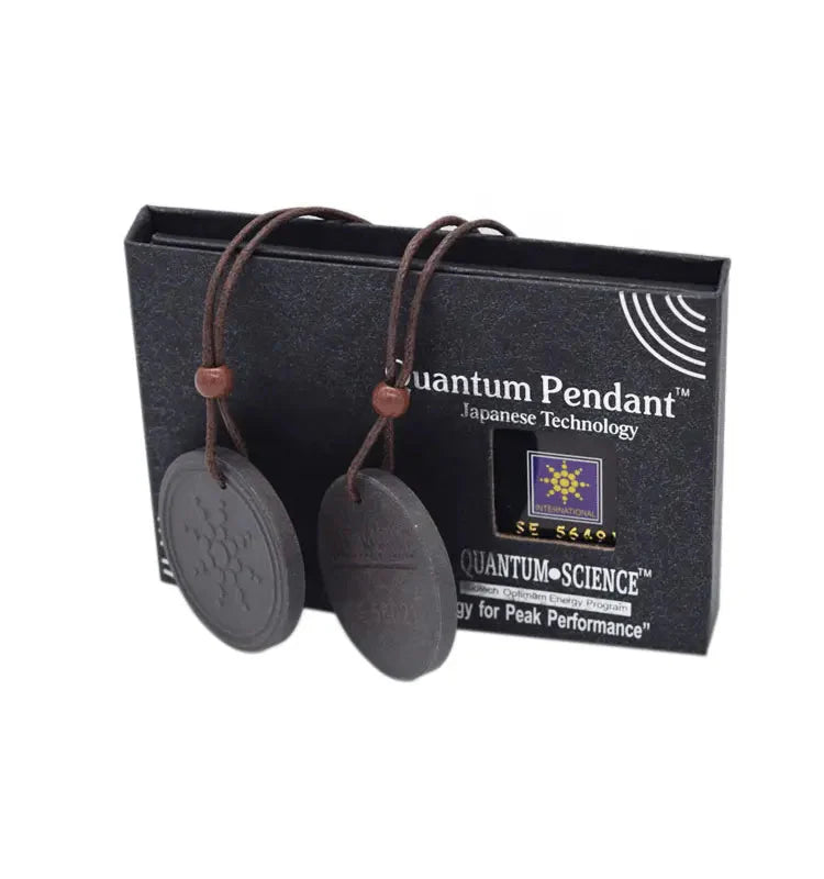 Lava Stone Quantum Defense Pendant 42 MM Your Emf Shield
