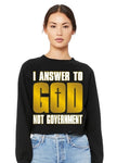 I Answer To God Not Government Pretty Little Patriot