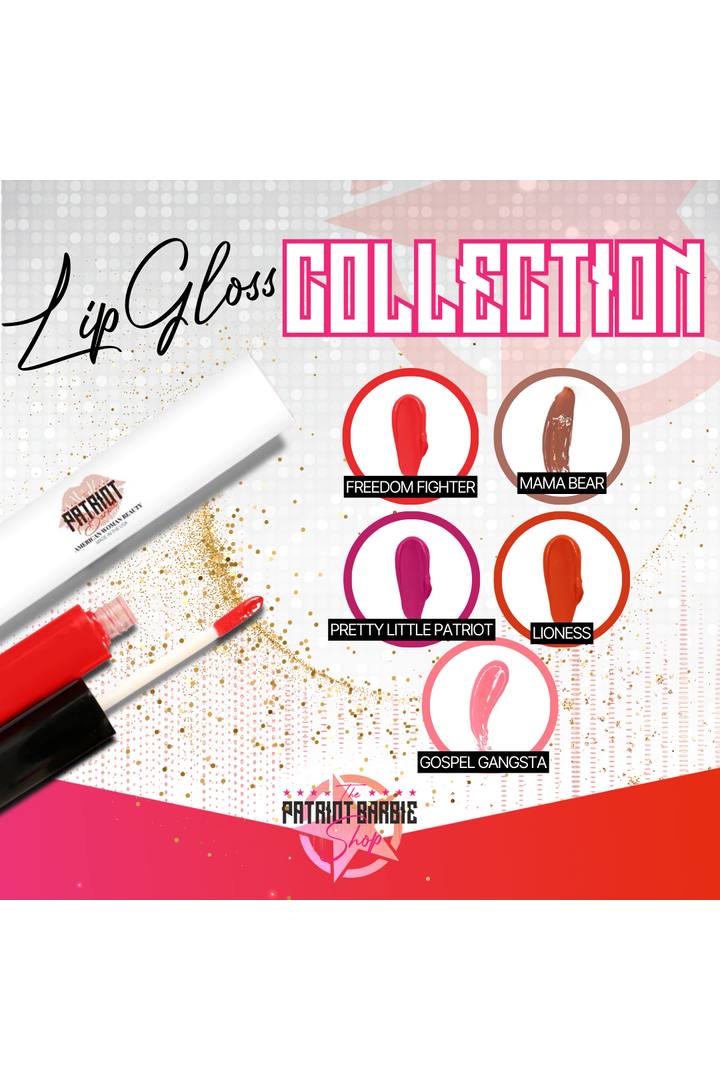 Patriot Barbie Exclusive Lip Gloss -clearance Pretty Little Patriot