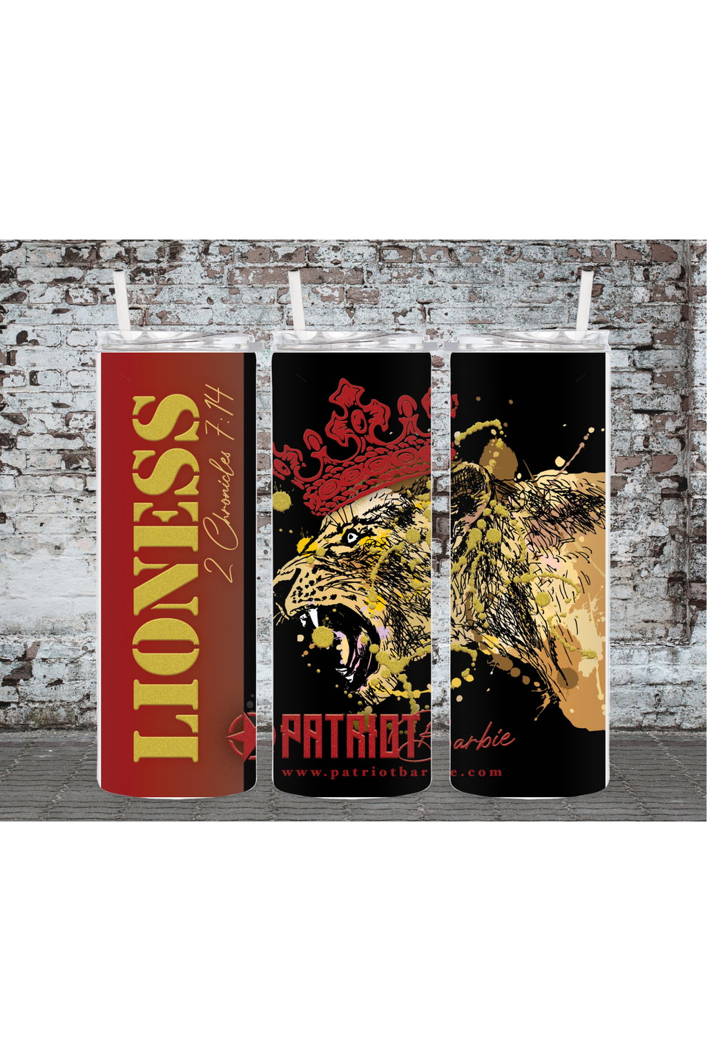 Lioness Drink Tumbler Pretty Little Patriot