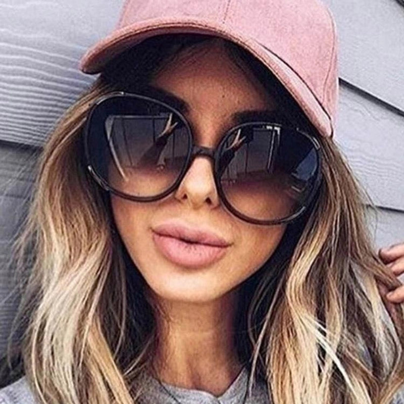 Round Large Frame Wild Sunglasses Pretty Little Patriot
