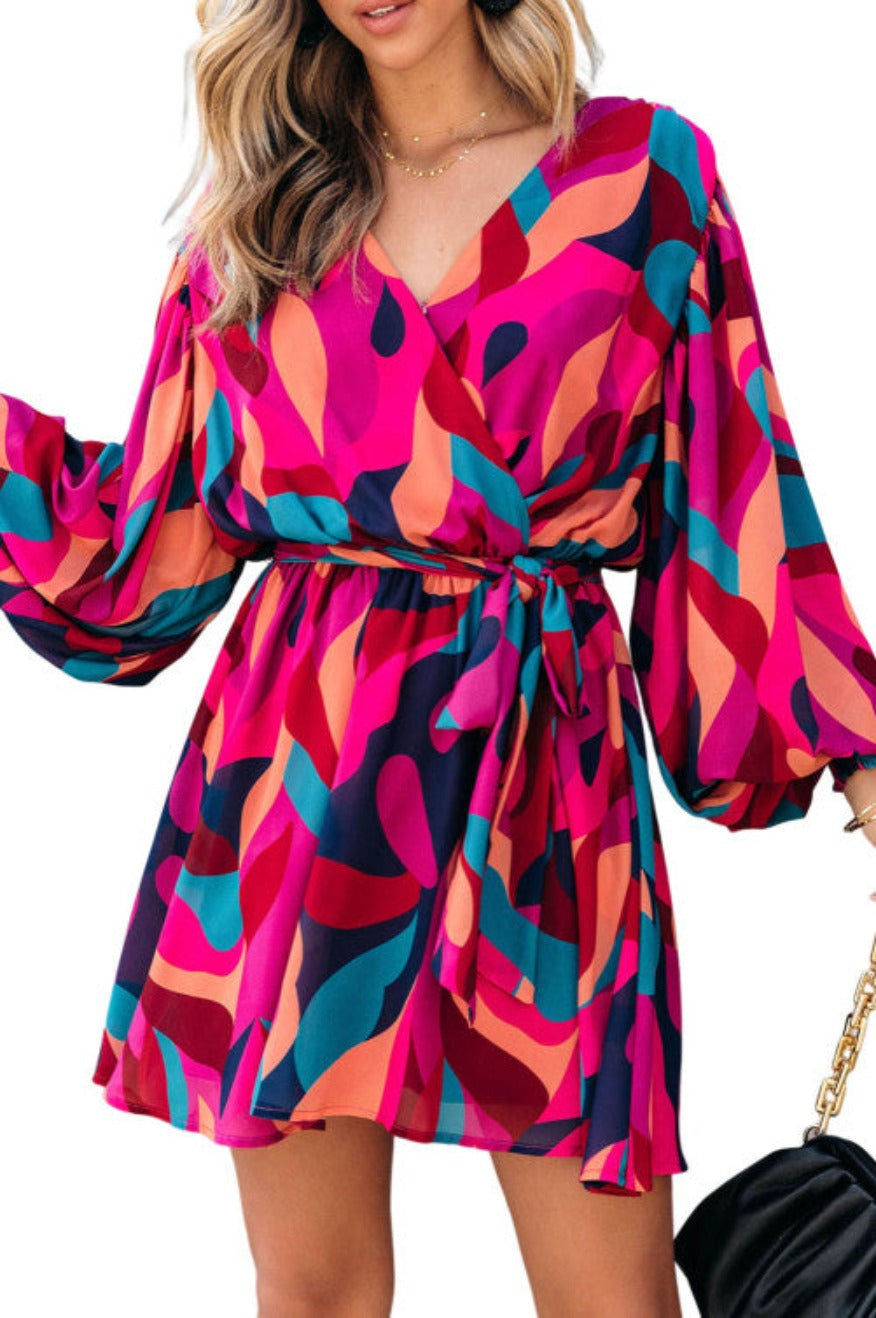 Geo Dress -clearance Pretty Little Patriot
