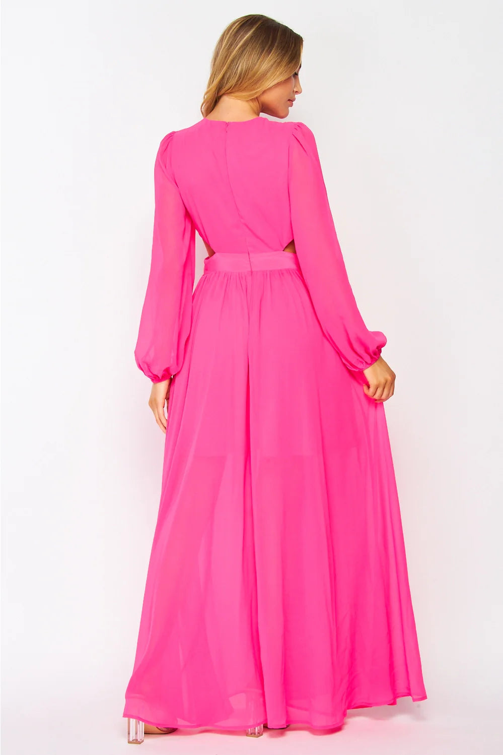 Hot Pink Royal Palms Maxi Dress Pretty Little Patriot