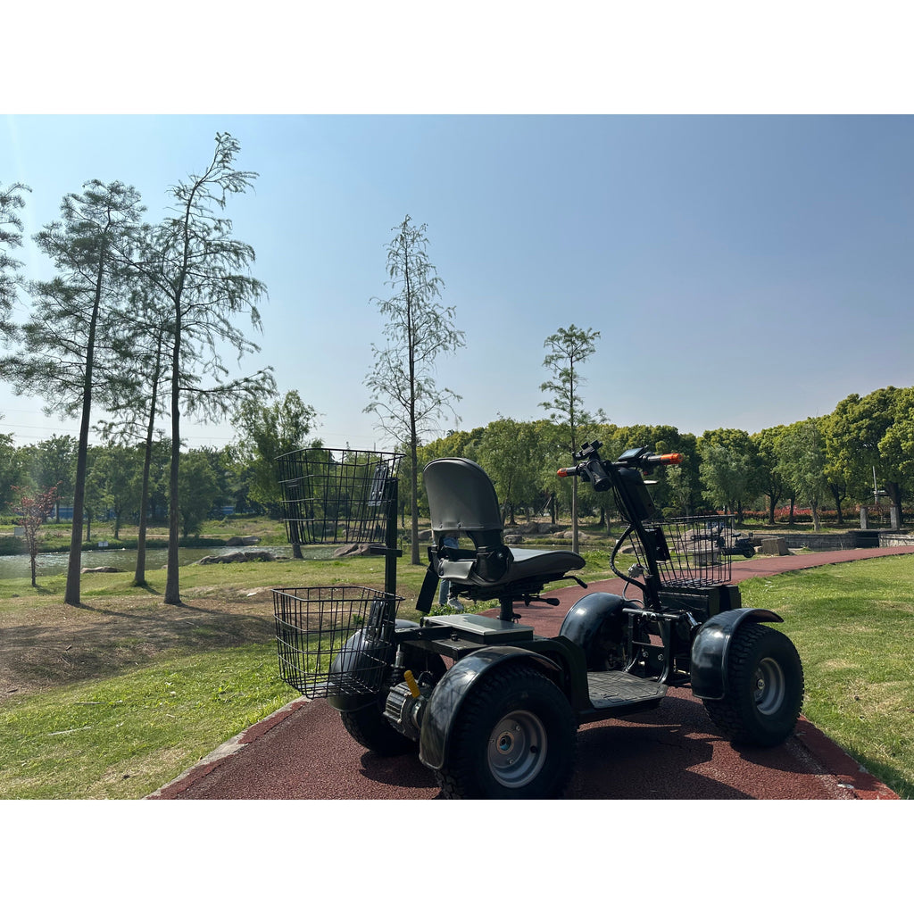 Green Transporter Cheeta Ninja All-Terrain Mobility Scooter 48V/20Ah 1100W 4-Wheel LifeMed USA