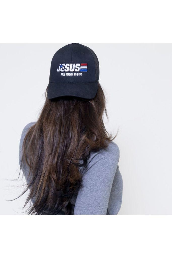 Jesus My Real Hero Hat -clearance Pretty Little Patriot