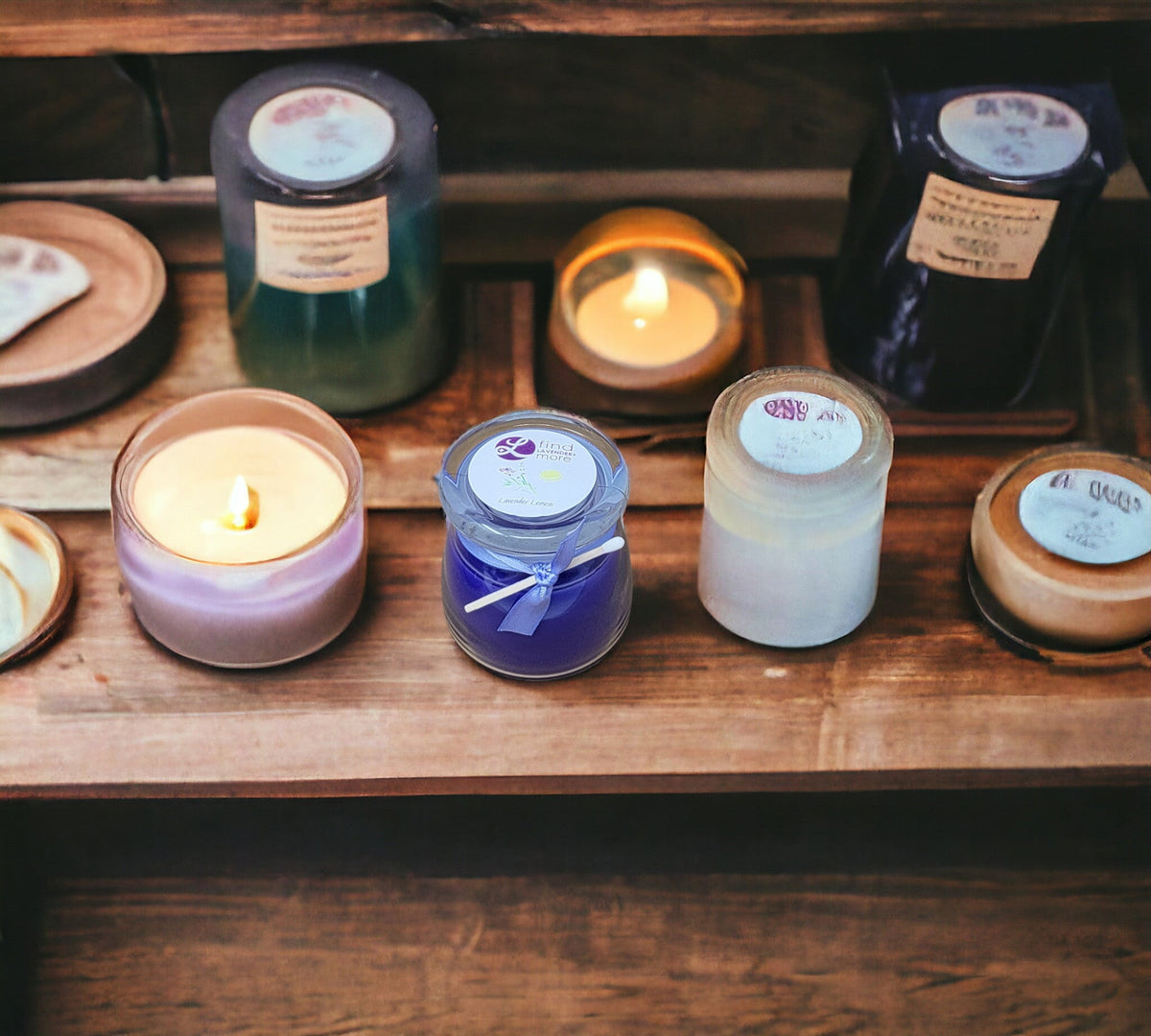 Scented Candles (pack of 2) Findlavender.com