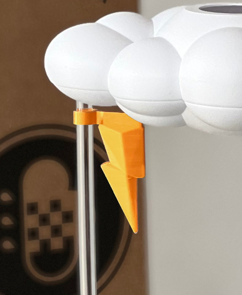 Original Dripping Rain Cloud with Lightning Bolt Charm The Cloud Makers