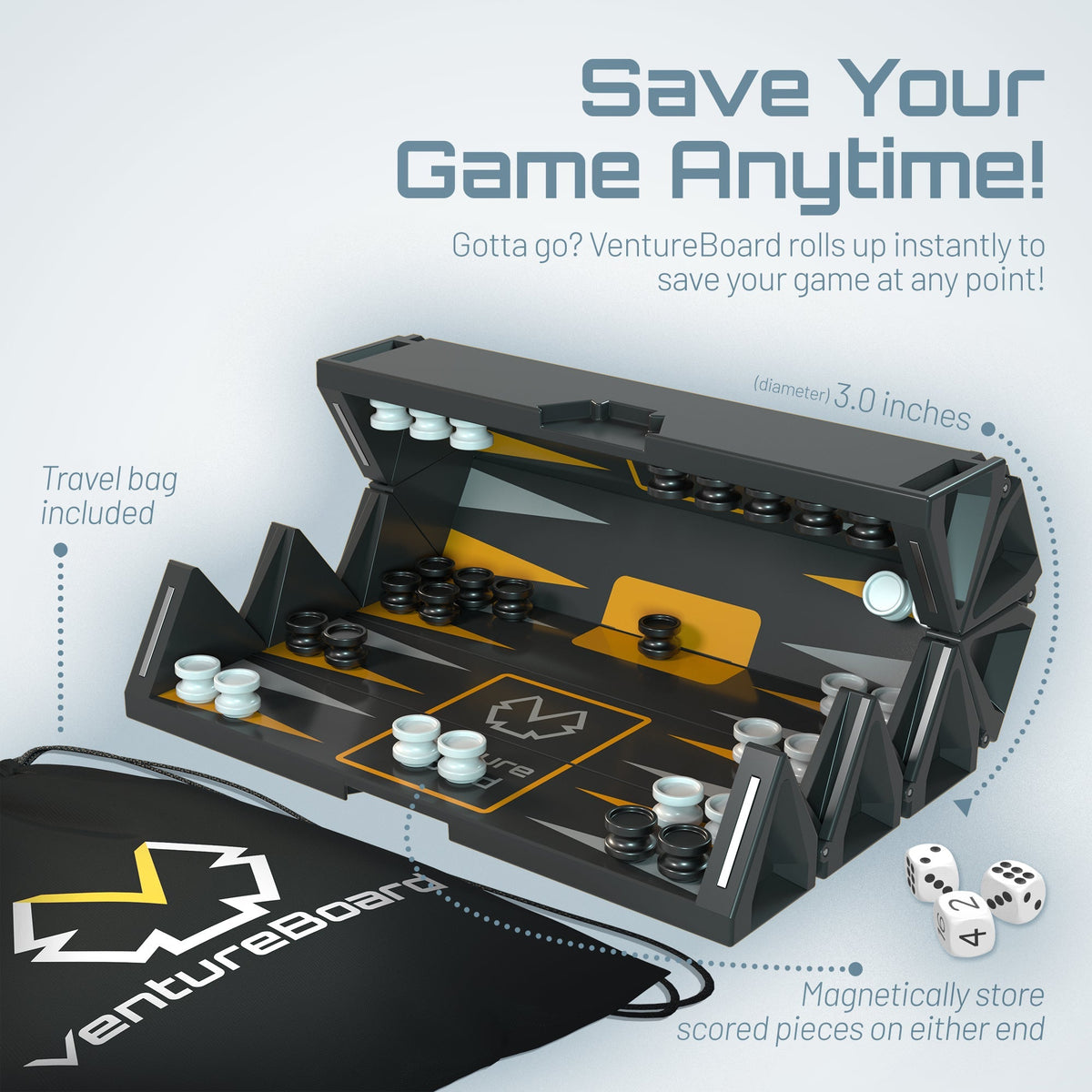 Mini Backgammon VentureBoard