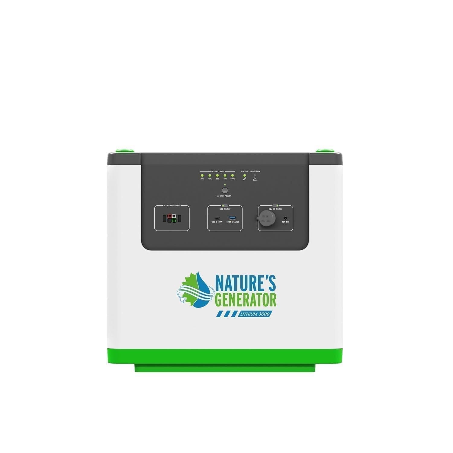 Nature's Generator Lithium 3600 Power Station Nature's Generator