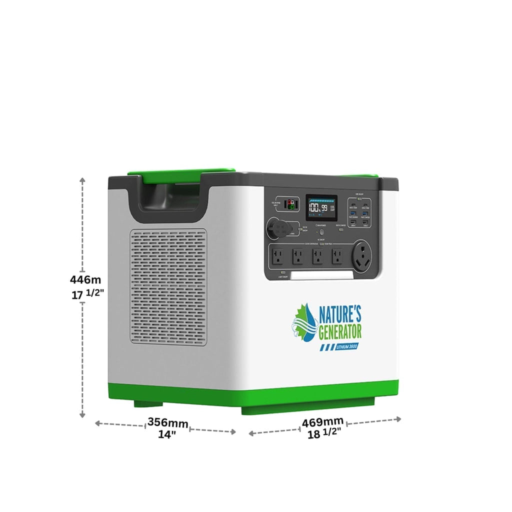 Nature's Generator Lithium 3600 Power Station Nature's Generator