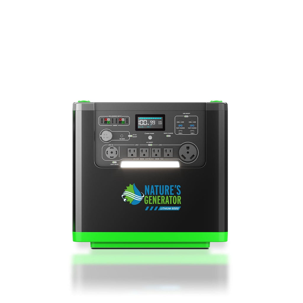 Nature's Generator Lithium 6000 Power Station Nature's Generator