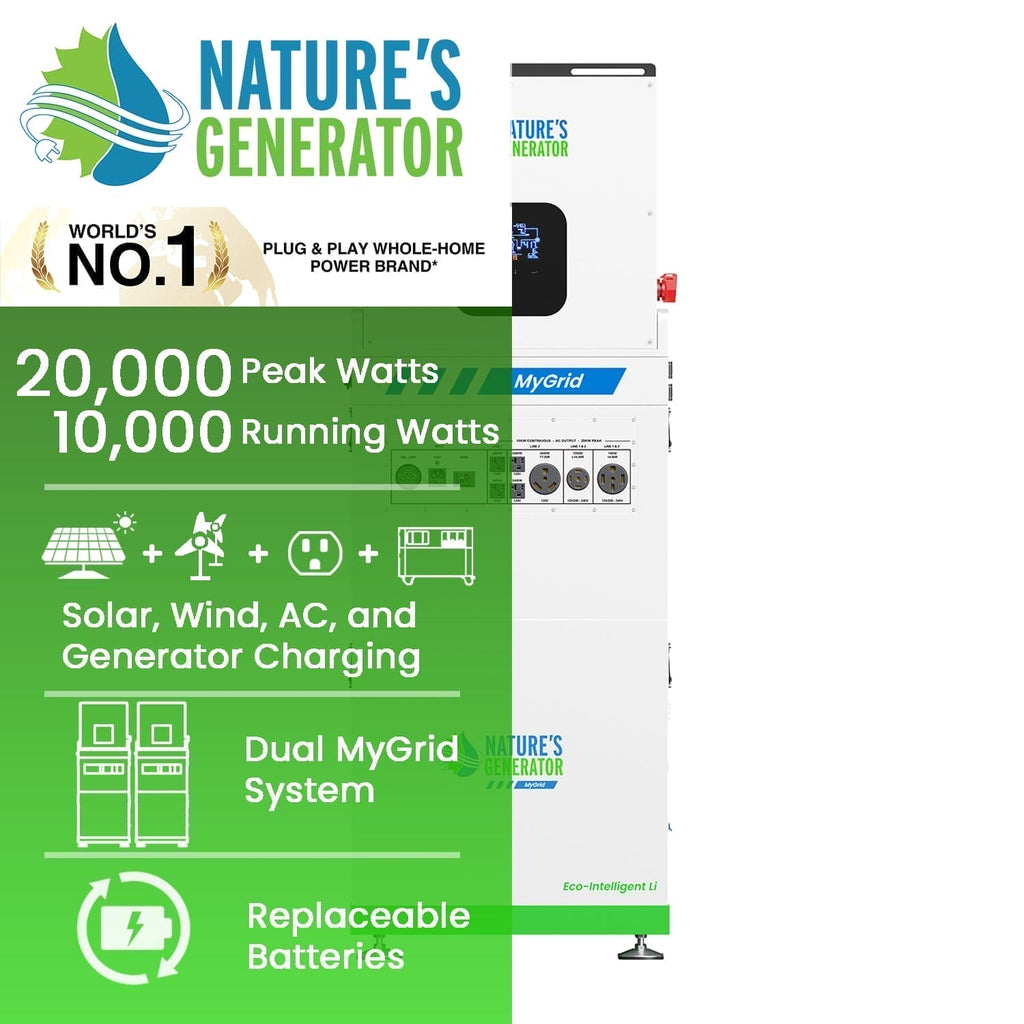 MyGrid 10K Whole Home Generator Nature's Generator