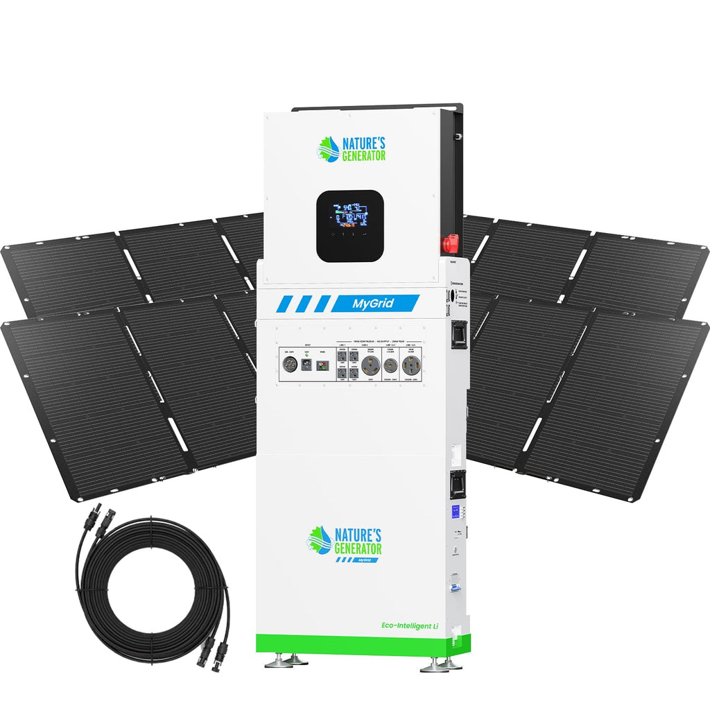 MyGrid 10K Solar Generator for Home Nature's Generator