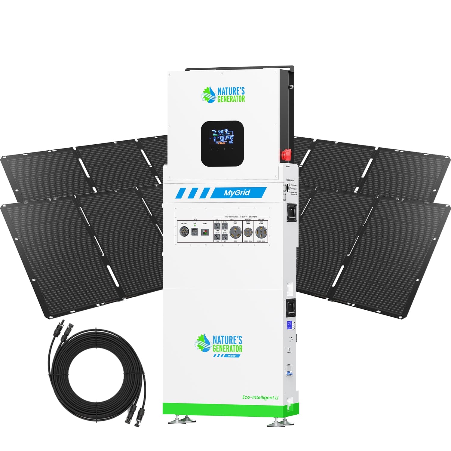 MyGrid 10K Solar Generator for Home Nature's Generator