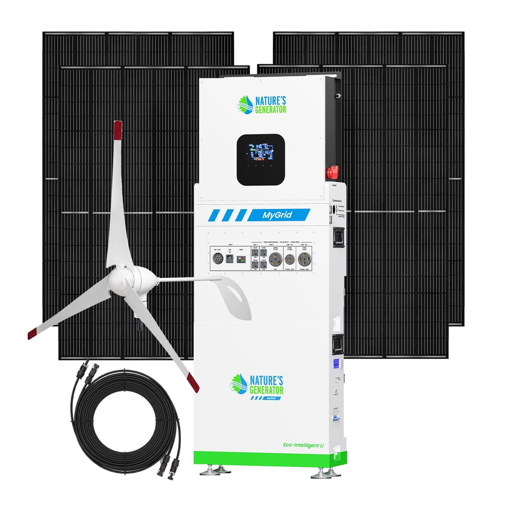 MyGrid 10K Solar and Wind Generator for Home Nature's Generator