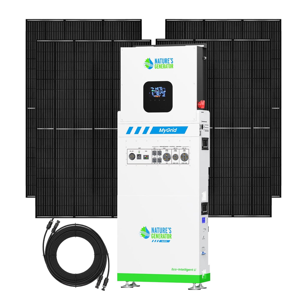 MyGrid 10K Solar Generator for Home Nature's Generator