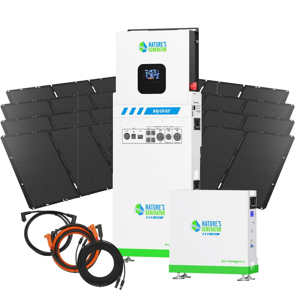 MyGrid 10K Solar Generator for Home Nature's Generator