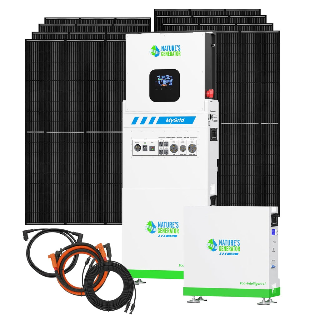 MyGrid 10K Solar Generator for Home Nature's Generator
