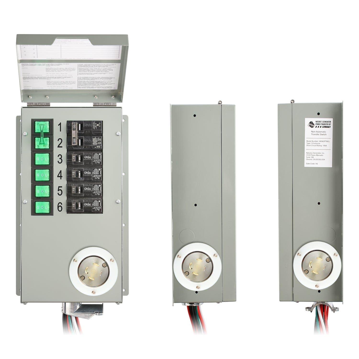 Refurbished - Nature's Generator 120V/240V 30A 6-Circuit Manual Transfer Switch Nature's Generator
