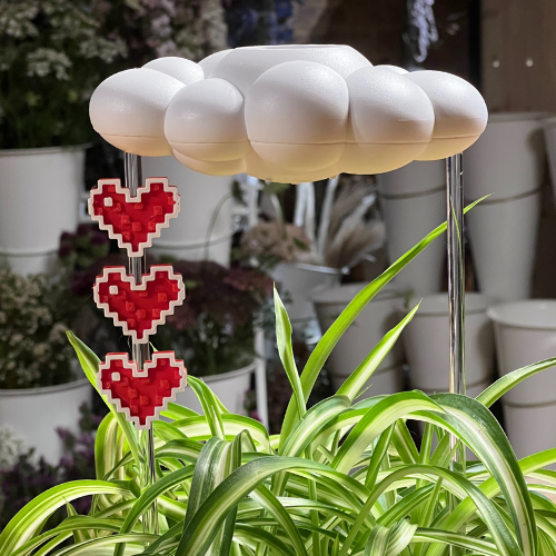 Original Dripping Rain Cloud with Pixel Heart Charm Set The Cloud Makers