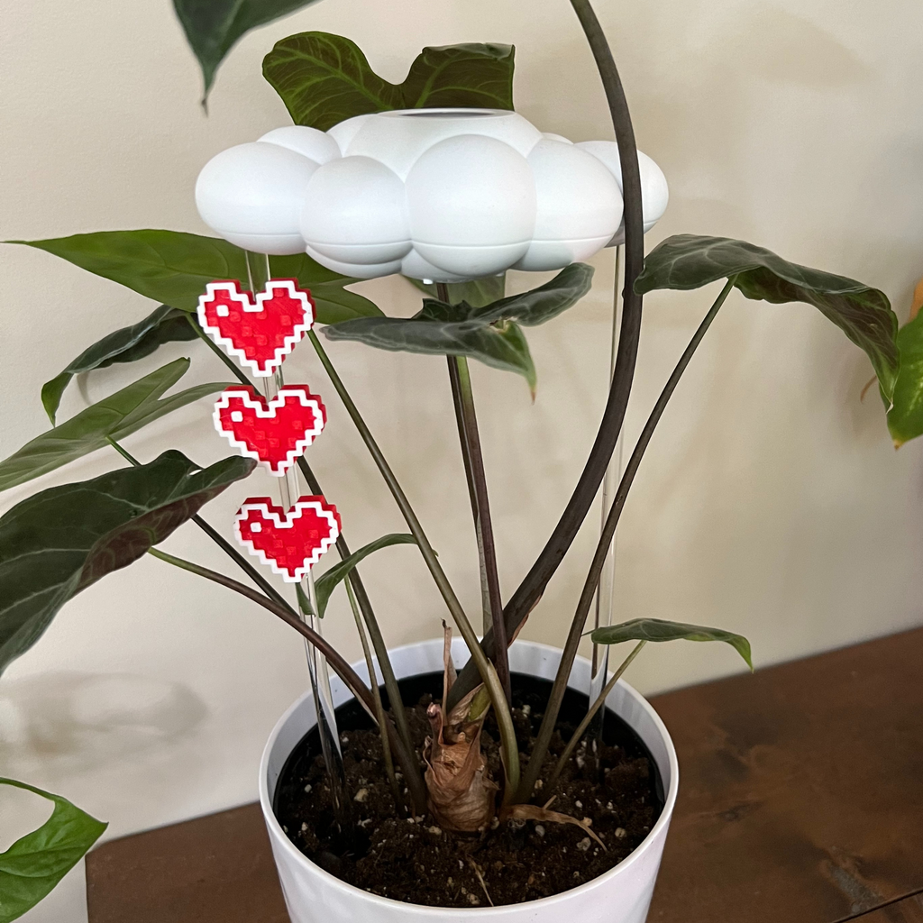 Original Dripping Rain Cloud with Pixel Heart Charm Set The Cloud Makers