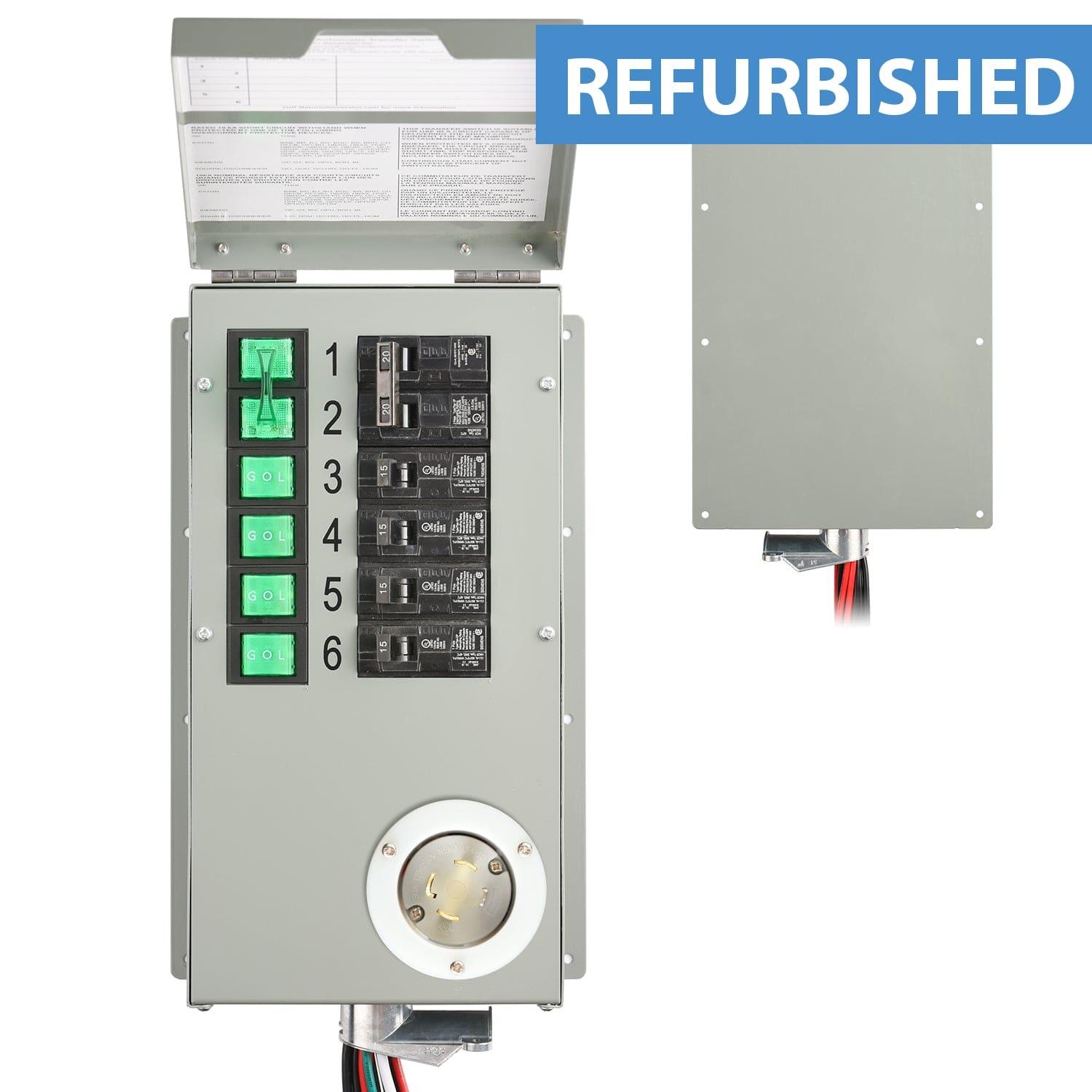 Refurbished - Nature's Generator 120V/240V 30A 6-Circuit Manual Transfer Switch Nature's Generator
