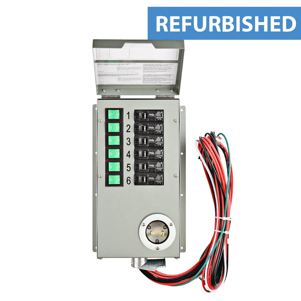 Refurbished - Nature's Generator 120V 30A 6-Circuit Manual Transfer Switch Nature's Generator